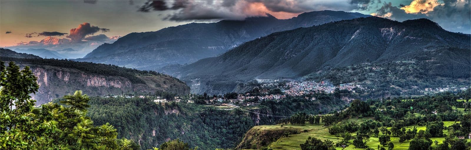 Panorama of Kushma, Parbat