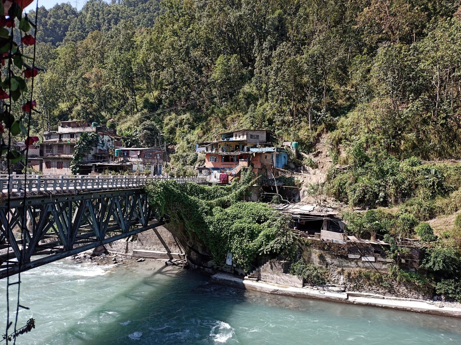 Balephi River and bridge at Balephi, Sindhupalchok